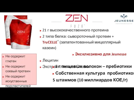 GET TRAINED FOR FREE 21 г высококачественного протеина 2 типа белка: сывороточный