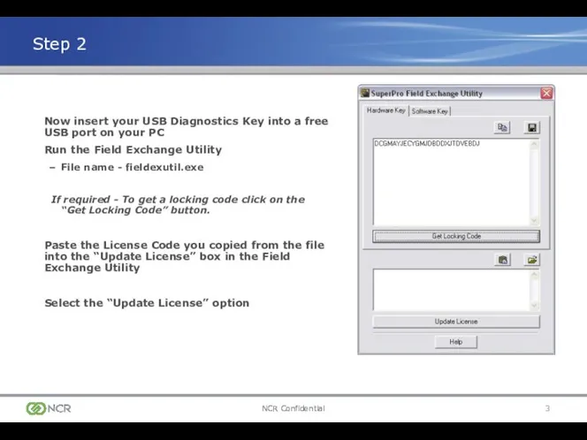 Step 2 Now insert your USB Diagnostics Key into a free USB