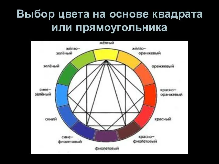 Выбор цвета на основе квадрата или прямоугольника
