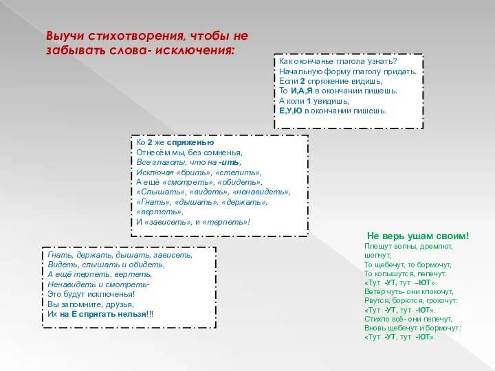 Не верь ушам своим! Плещут волны, дремлют, шепчут, То щебечут, то бормочут,