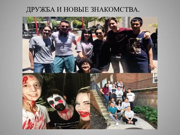 ДРУЖБА И НОВЫЕ ЗНАКОМСТВА.