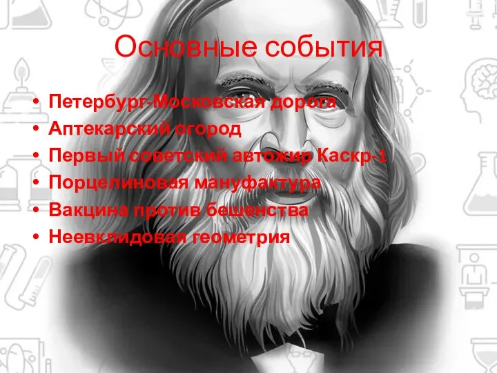 Основные события Петербург-Московская дорога Аптекарский огород Первый советский автожир Каскр-1 Порцелиновая мануфактура