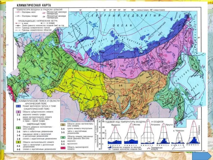 3. Для какой из перечисленных территорий, расположенных в умеренном климатическом поясе, характерен