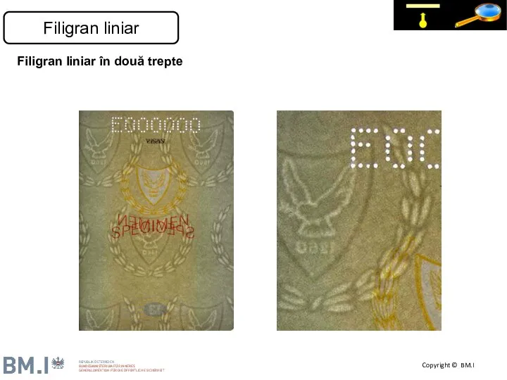 Filigran liniar în două trepte Filigran liniar