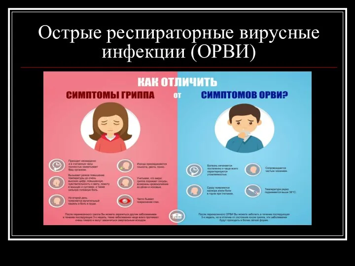 Острые респираторные вирусные инфекции (ОРВИ)