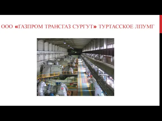 ООО «ГАЗПРОМ ТРАНСГАЗ СУРГУТ» ТУРТАССКОЕ ЛПУМГ