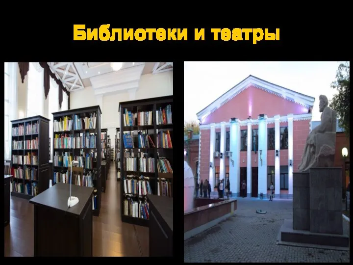 Библиотеки и театры