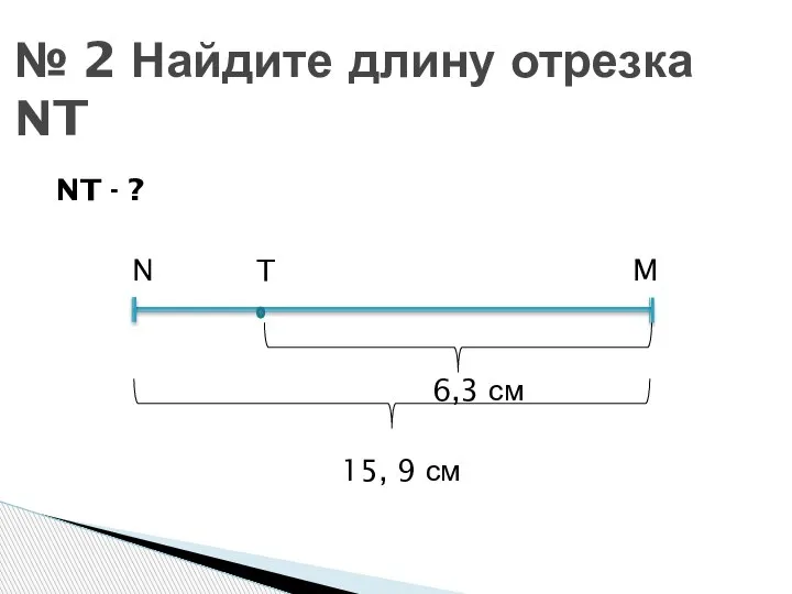 NT - ? N T M 6,3 см 15, 9 см №