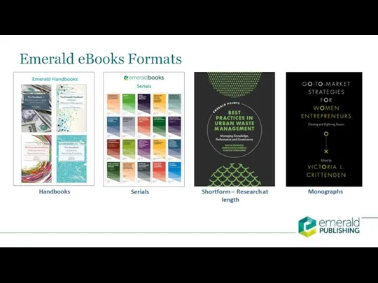 Emerald eBooks Formats