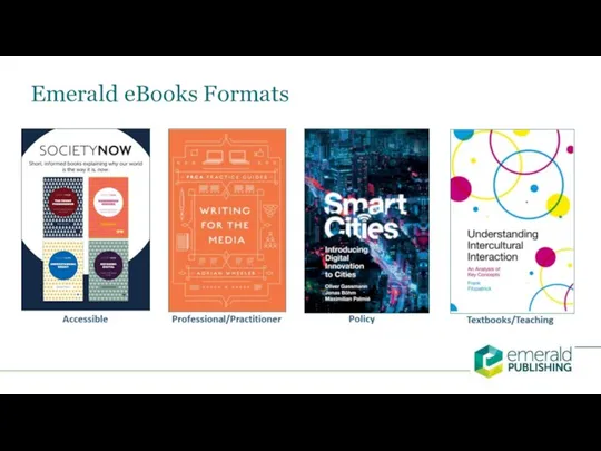Emerald eBooks Formats