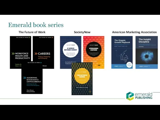 Emerald book series The Future of Work SocietyNow American Marketing Association
