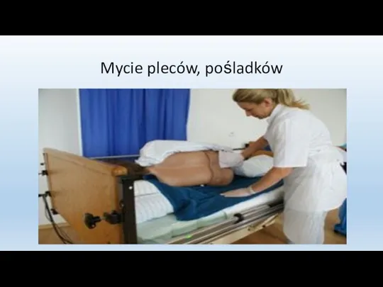 Mycie pleców, pośladków