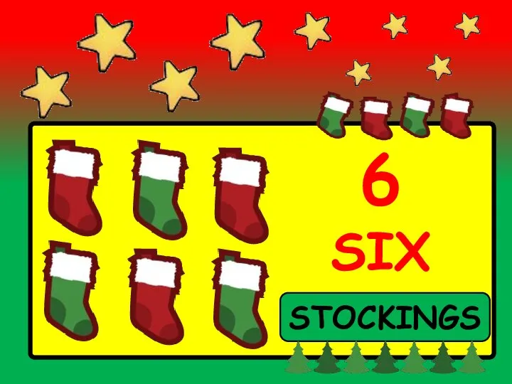 6 SIX STOCKINGS