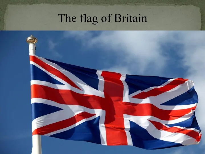 The flag of Britain