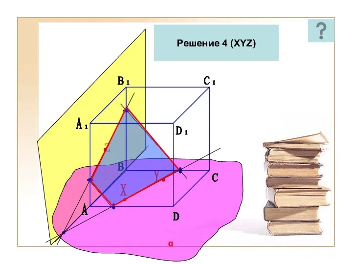 Z A B C D X Y α A C D Решение 4 (XYZ)