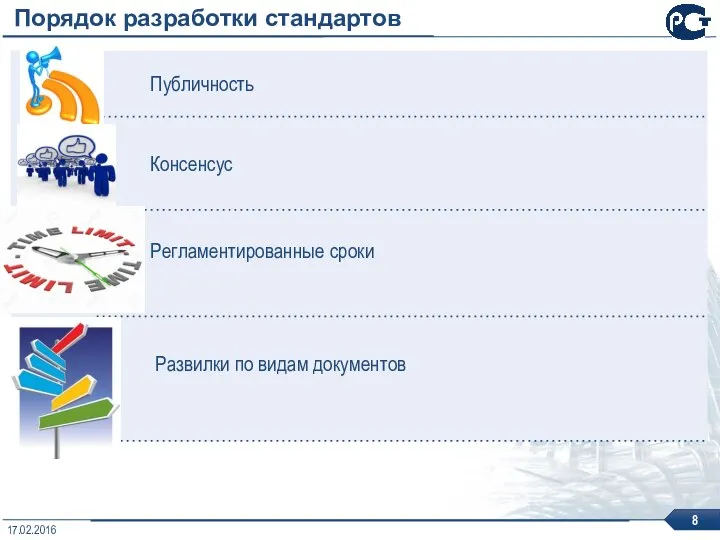 Порядок разработки стандартов 17.02.2016