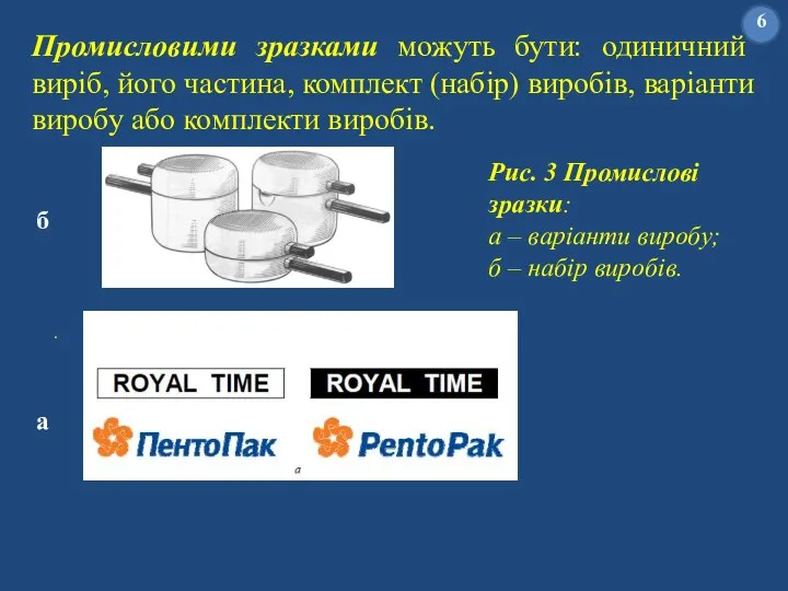 Промисловими зразками можуть бути: одиничний виріб, його частина, комплект (набір) виробів, варіанти