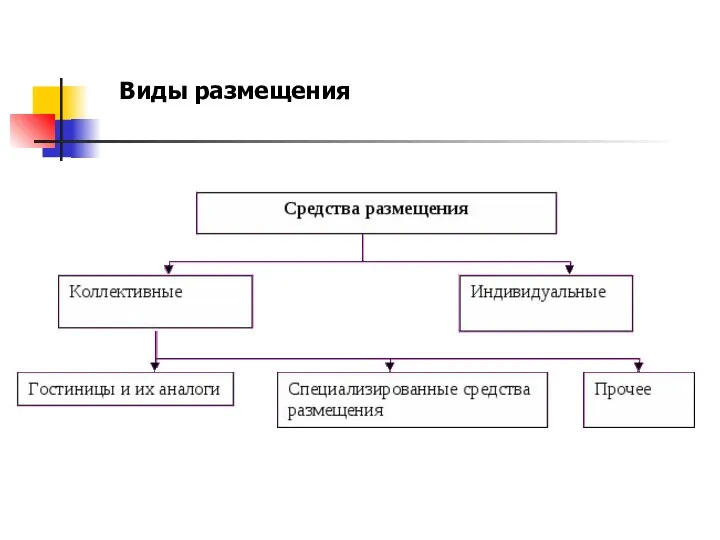 Виды размещения