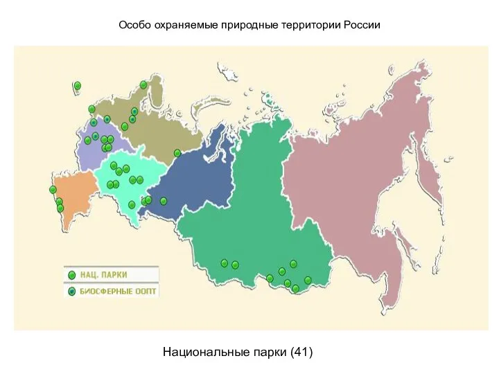 Особо охраняемые природные территории России Национальные парки (41)