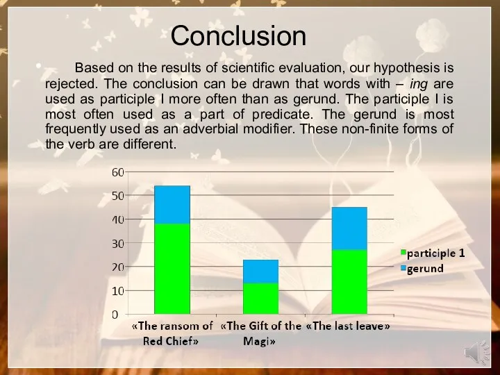 Conclusion Based on the results of scientific evaluation, our hypothesis is rejected.
