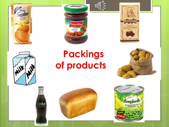 Packings of products