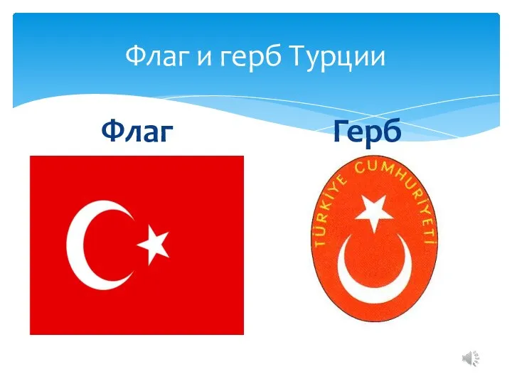 Флаг и герб Турции Флаг Герб