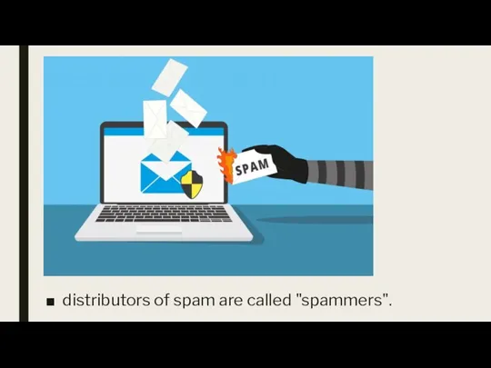 distributors of spam are called "spammers".