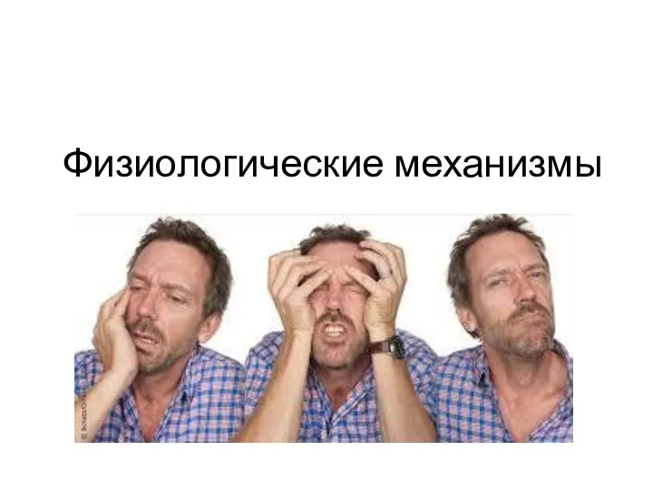 Физиологические механизмы