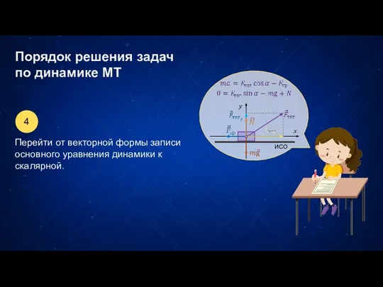 Порядок решения задач по динамике МТ ИСО