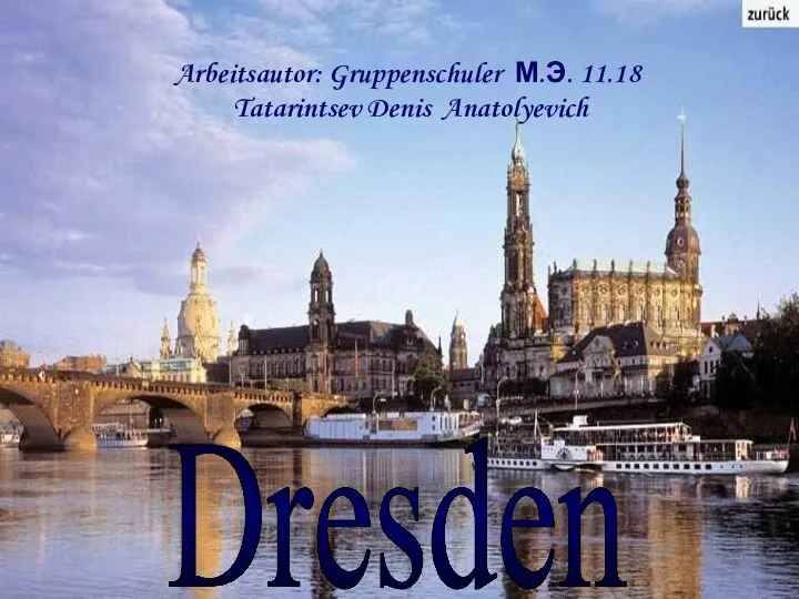 Die Stadt Dresden