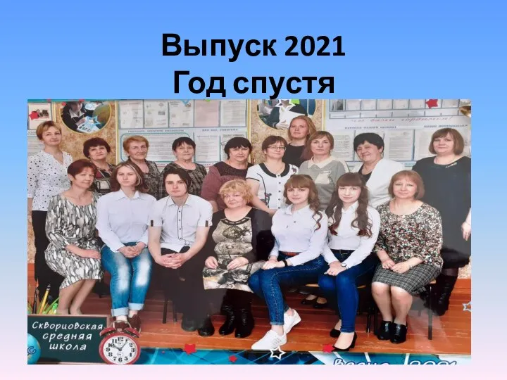 Выпуск 2021 Год спустя