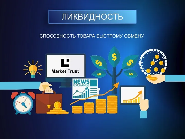 ЛИКВИДНОСТЬ СПОСОБНОСТЬ ТОВАРА БЫСТРОМУ ОБМЕНУ Market Trust