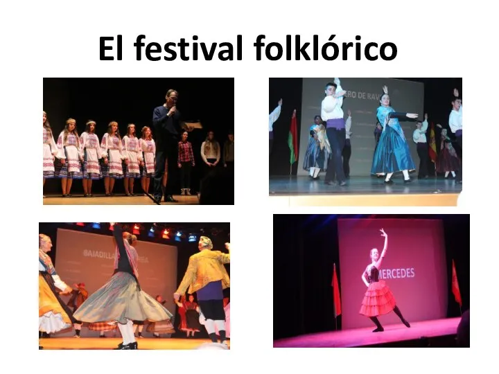 El festival folklórico