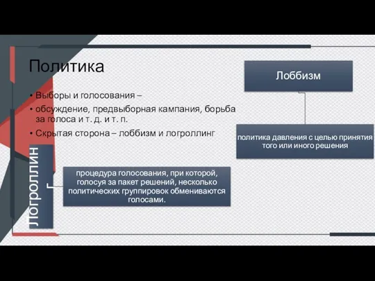 Политика Выборы и голосования – обсуждение, предвыборная кампания, борьба за голоса и