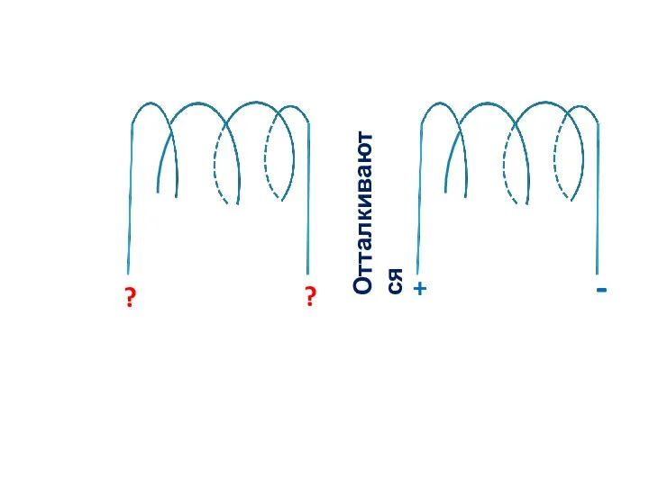 ? ? + - Отталкиваются