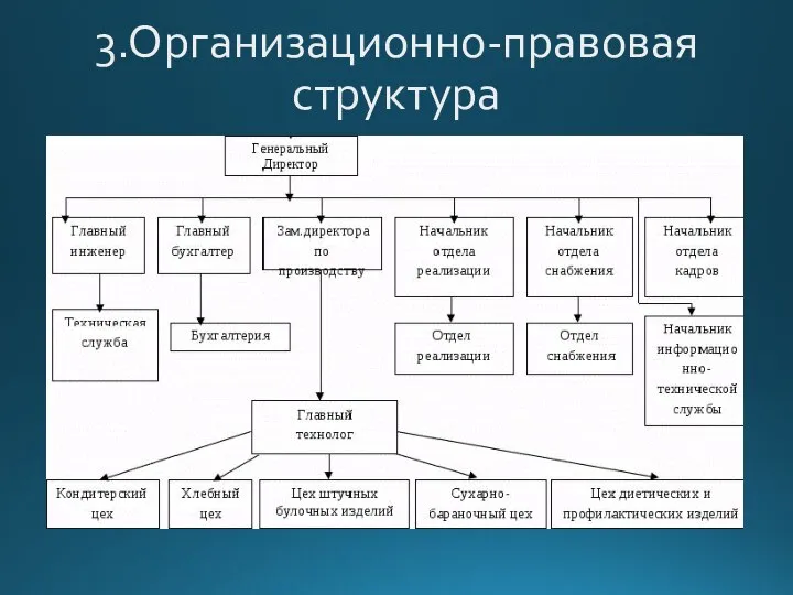 3.Организационно-правовая структура