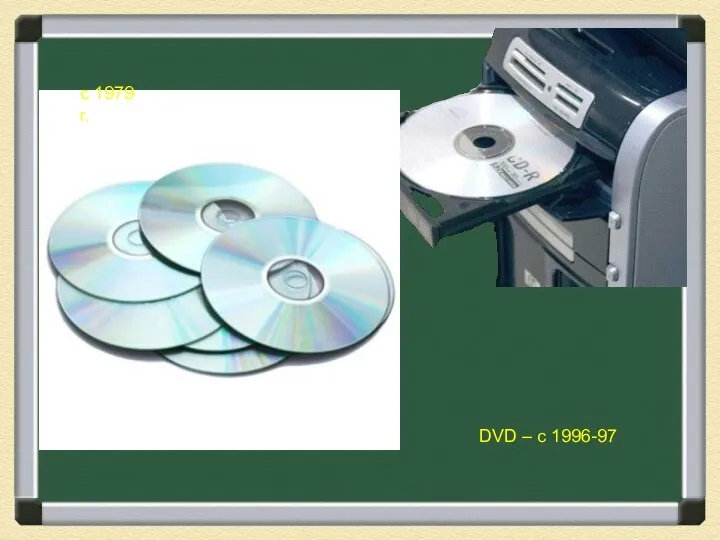 с 1979 г. DVD – с 1996-97