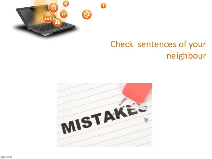 Check sentences of your neighbour