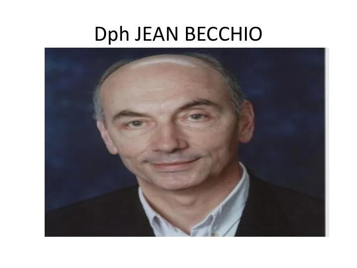 Dph JEAN BECCHIO