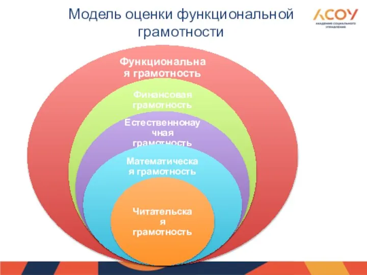 Модель оценки функциональной грамотности