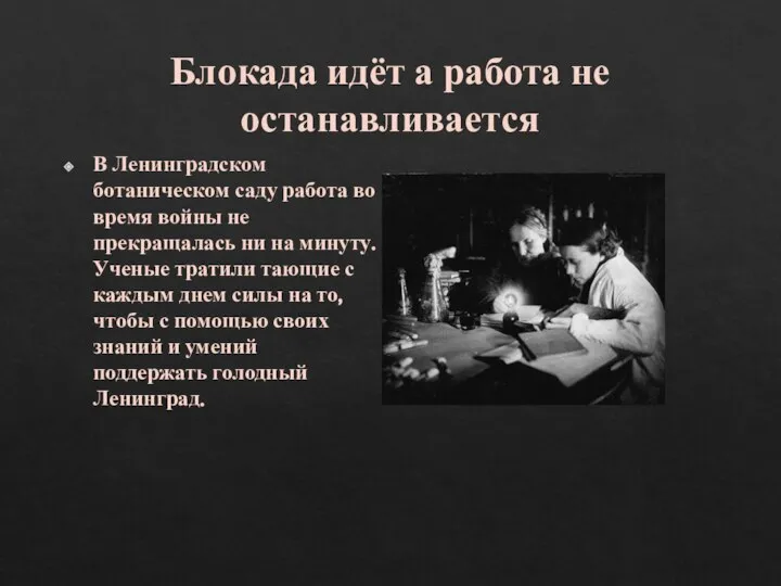 Блокада идёт а работа не останавливается В Ленинградском ботаническом саду работа во