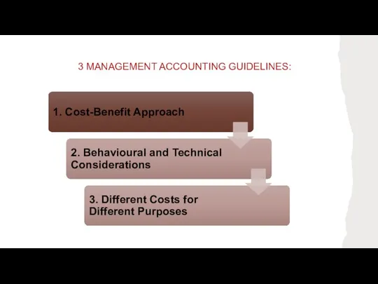 3 MANAGEMENT ACCOUNTING GUIDELINES: