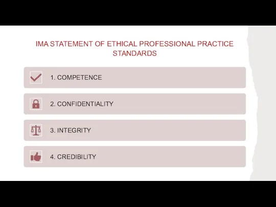 IMA STATEMENT OF ETHICAL PROFESSIONAL PRACTICE STANDARDS