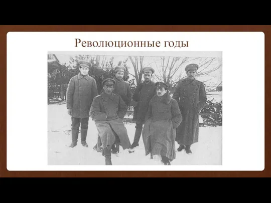 Революционные годы