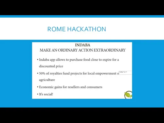 ROME HACKATHON