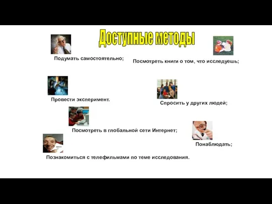 Доступные методы