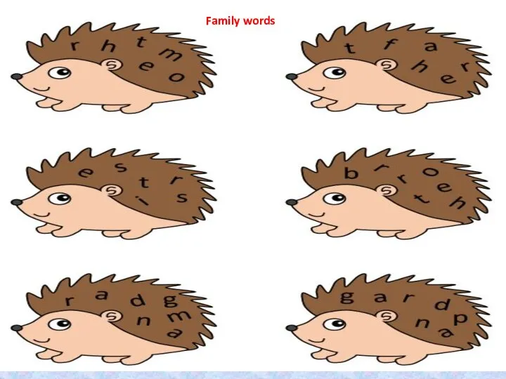 Family words