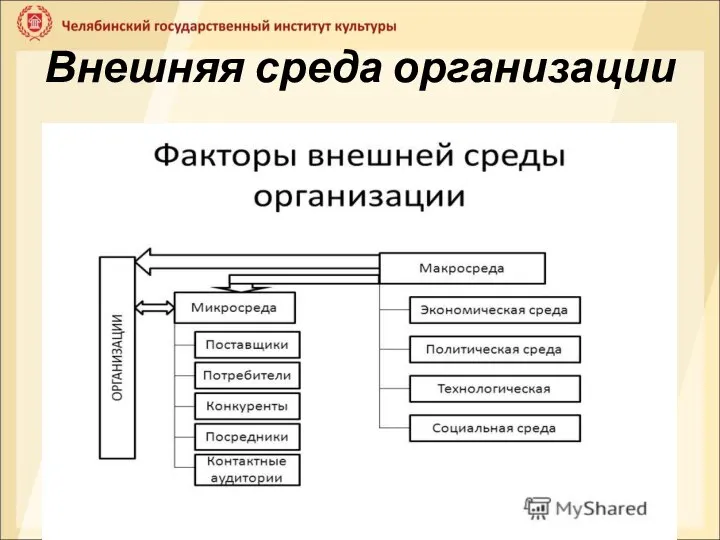 Внешняя среда организации