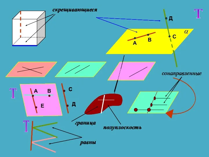 скрещивающиеся Т А В Д С Т А В Е С Д