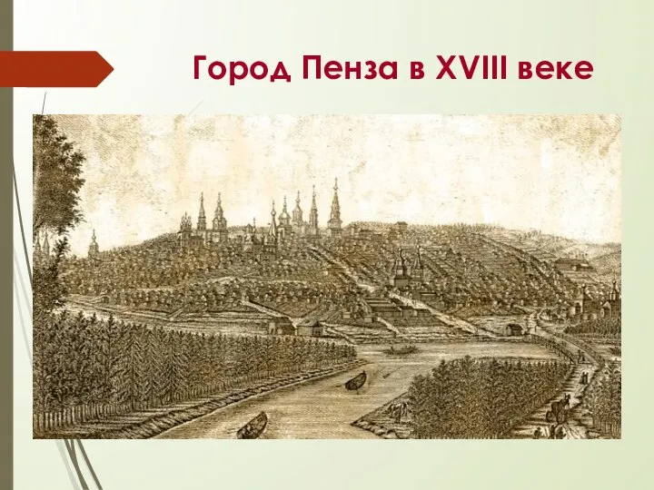 Город Пенза в XVIII веке